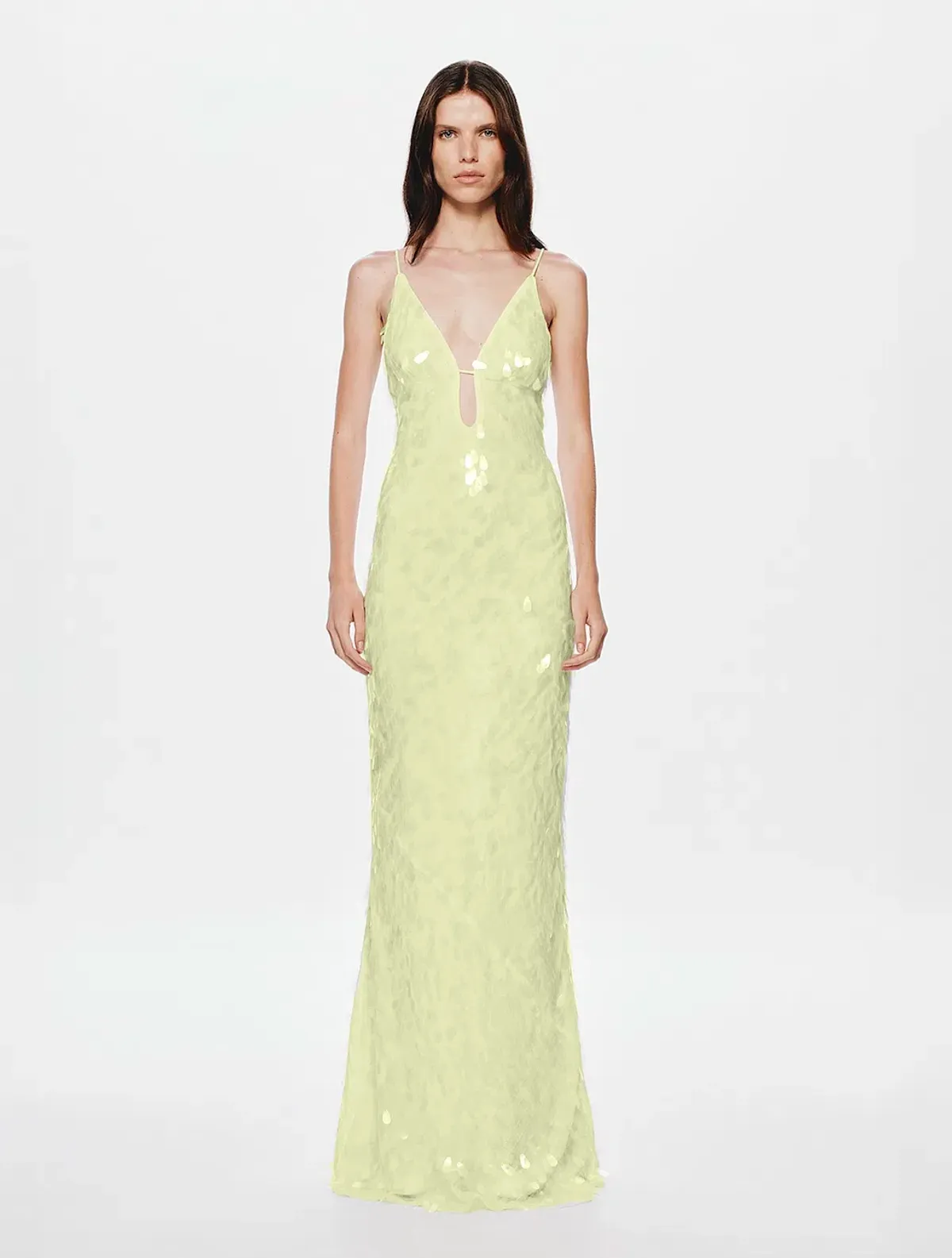 THE SAPPHIRE SEQUIN DRESS | LEMON - SIZE 8 - Image 2