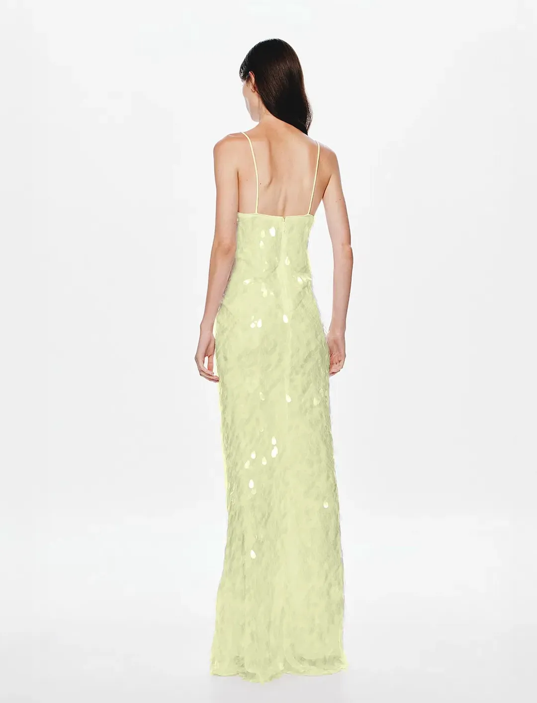 THE SAPPHIRE SEQUIN DRESS | LEMON - SIZE 8 for rent on The Volte - main image