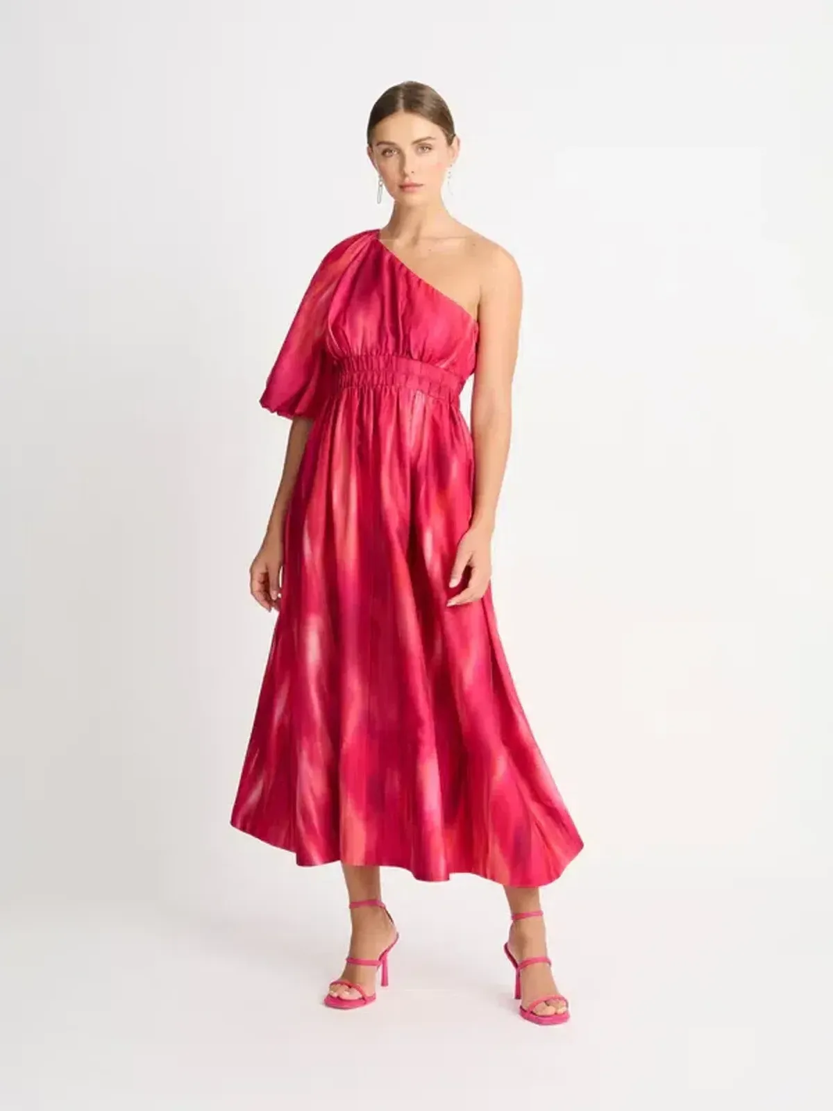 Sheike Vivianne Maxi Dress Gown In Pink | Size AU 12 - Image 1