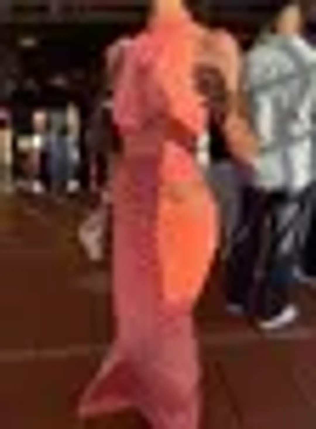 Jefre Sèi Angelica Maxi Dress Orange Peach Size M for rent on The Volte - main image