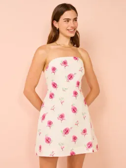 Aston Studio - Beatrix Dress In Arisa Anthurium for rent on The Volte - image 4