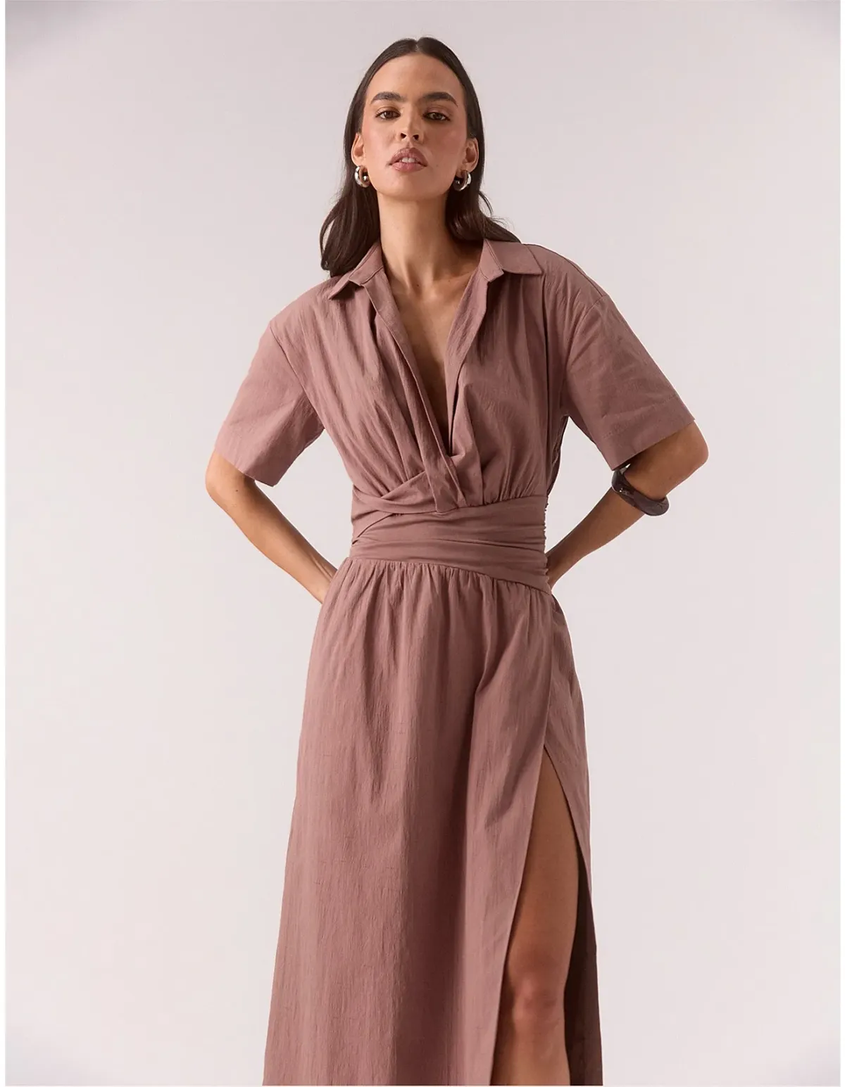 Sovere Atlas Dress Brown Size 12 - Image 2