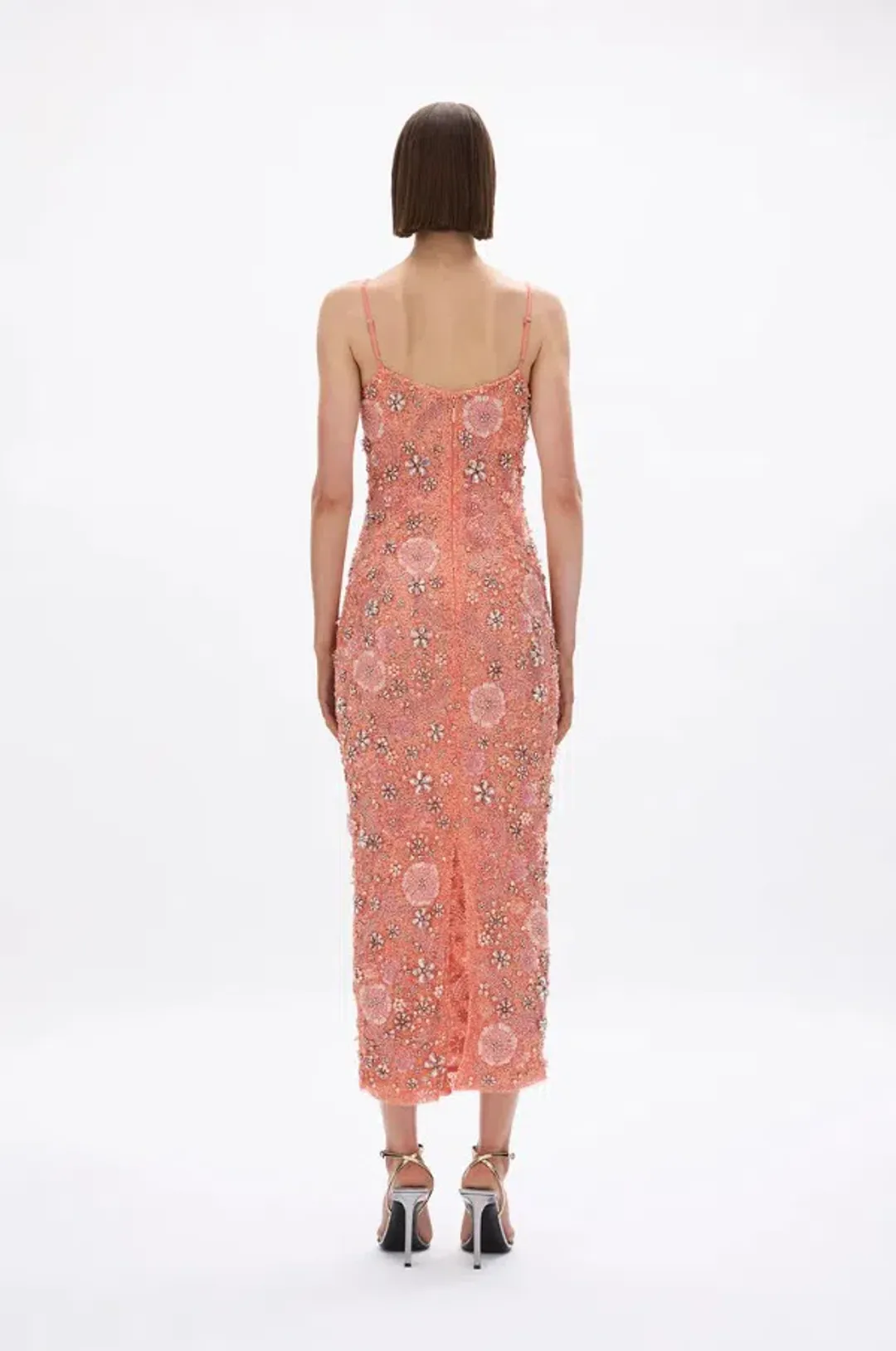 Rachel Gilbert Francesca Gown Peach Size 0 for rent on The Volte - main image