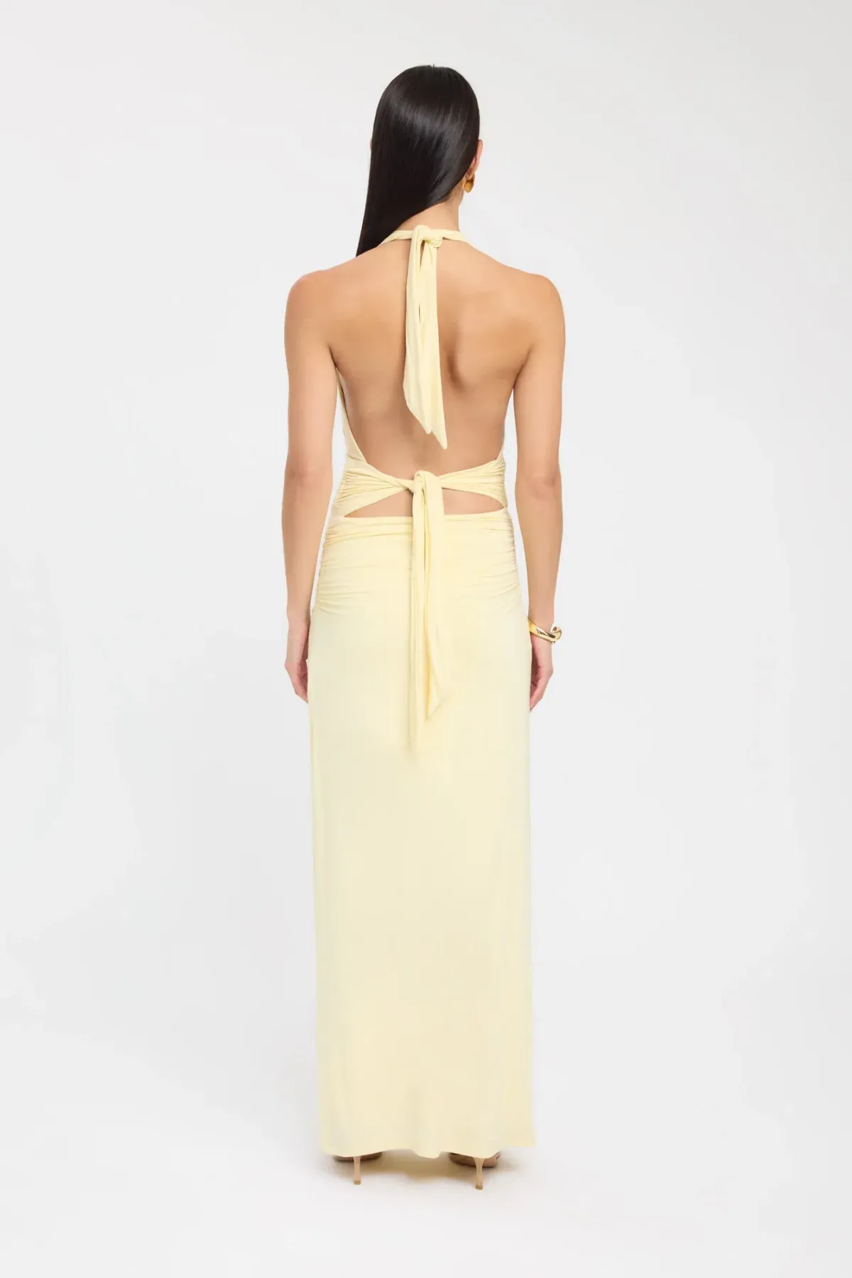 Kookai Leni Maxi Dress Sunlight Size 6 - Image 2