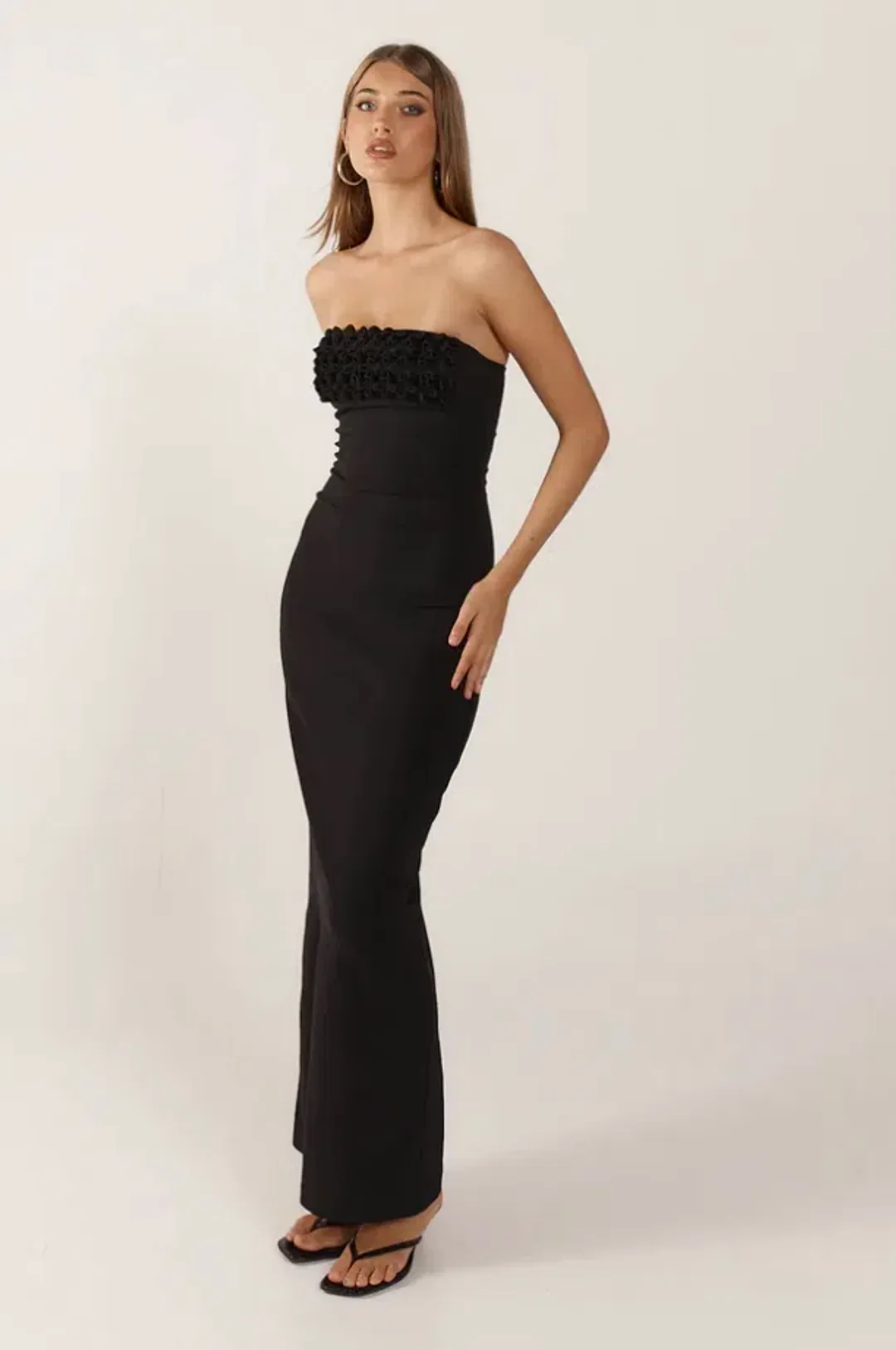 ancegria, margo maxi, black, size au8 for rent on The Volte - main image