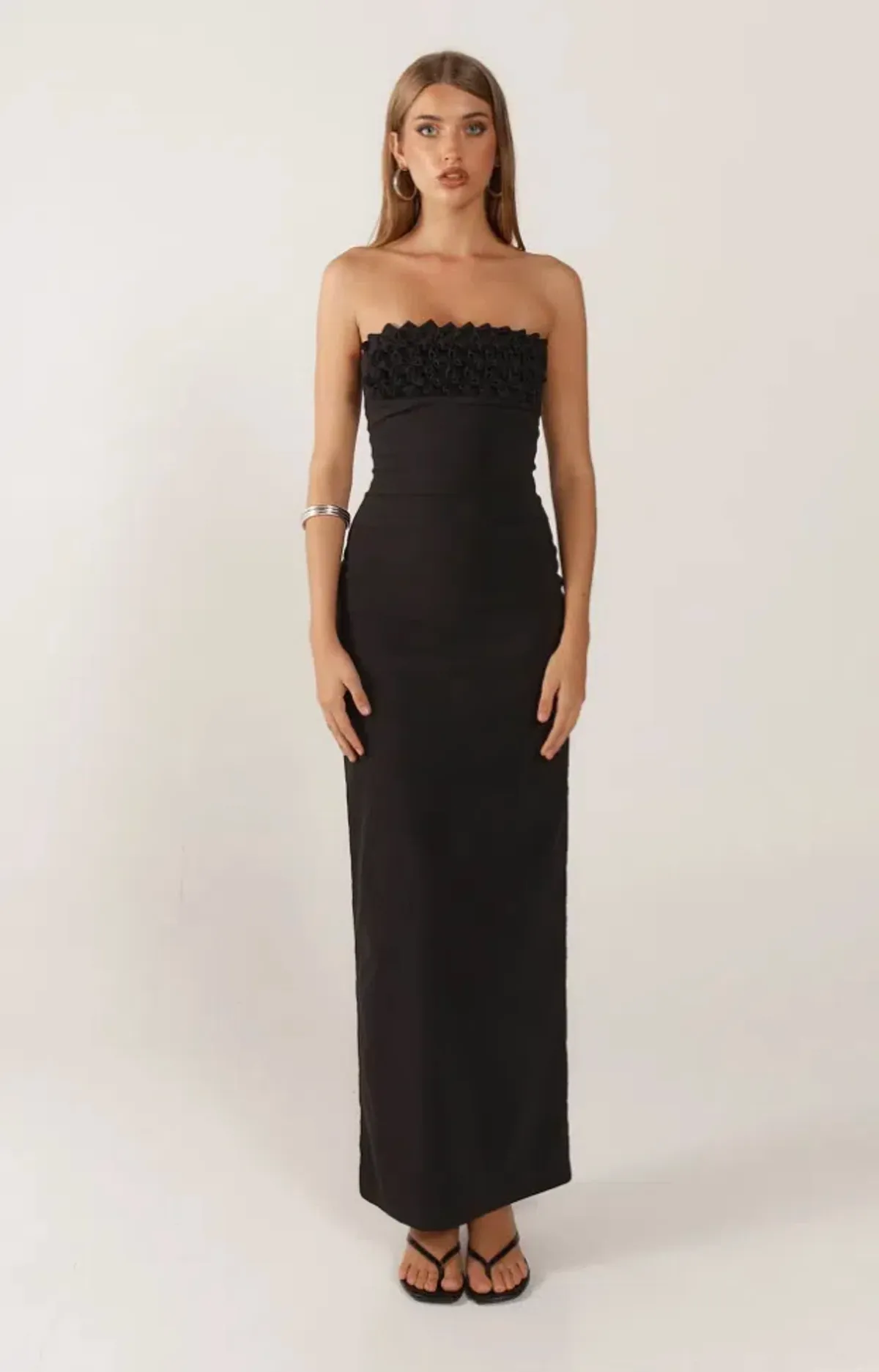 ancegria, margo maxi, black, size au8 for rent on The Volte - main image