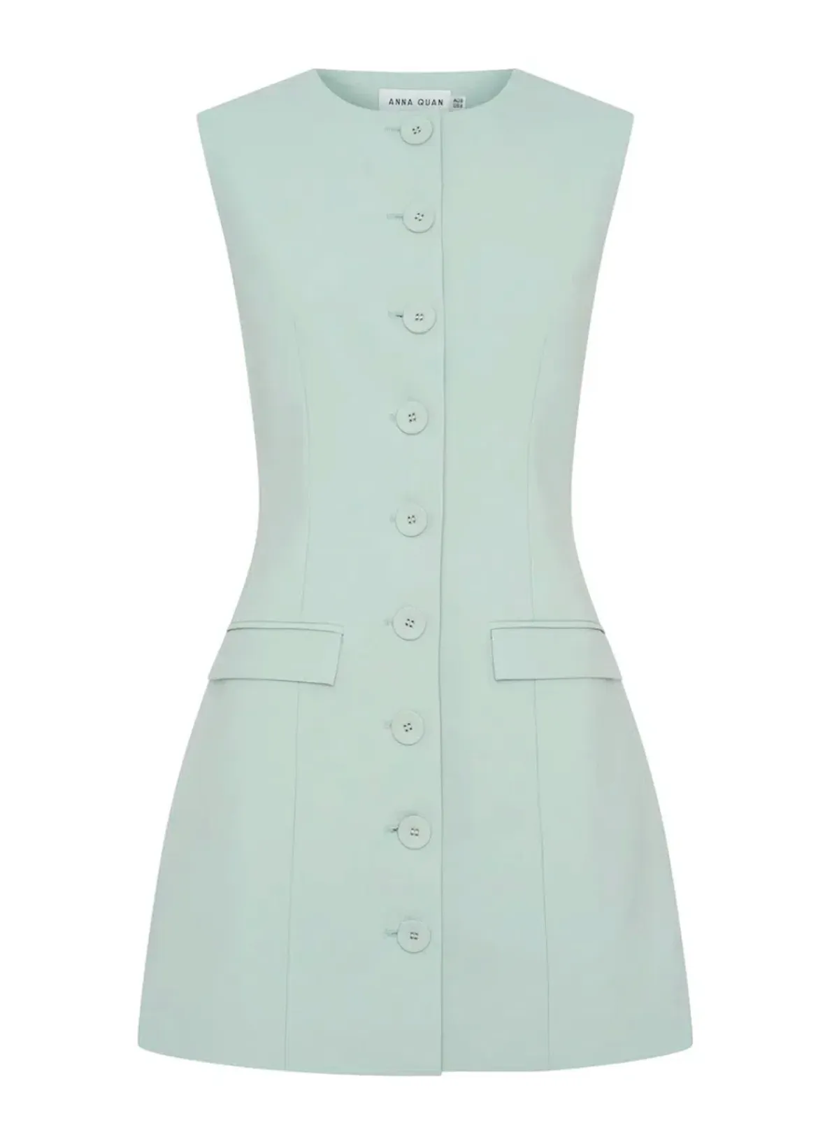 Anna quan, Sofia Dress, Mini, Acqua, size 10 - Image 3