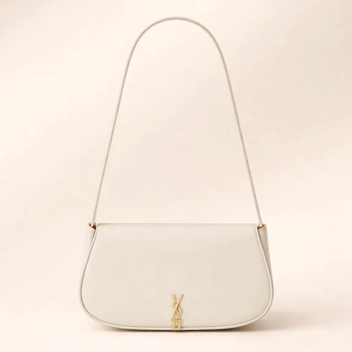 Saint Laurent Voltaire Mini Shoulder Bag in Crema Soft - Image 1