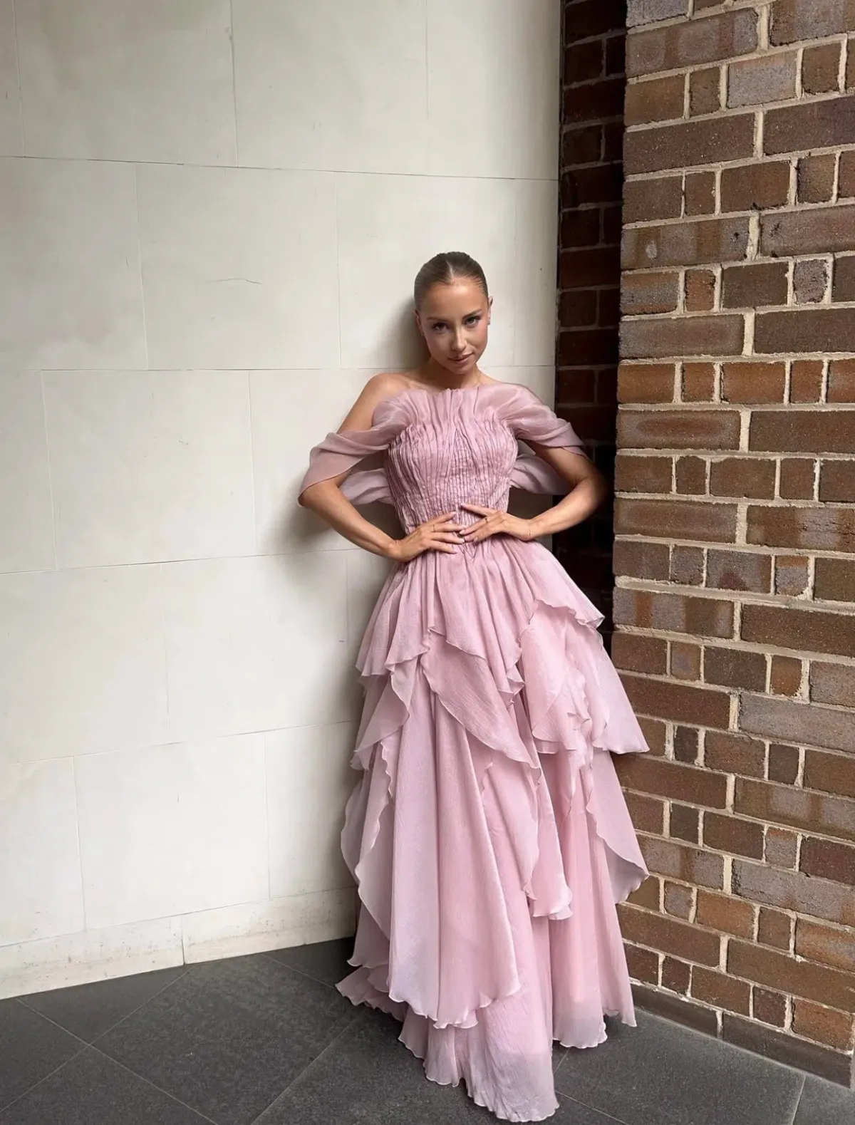 NISHA GOWN | FAWN PINK - SIZE 8 - Image 1