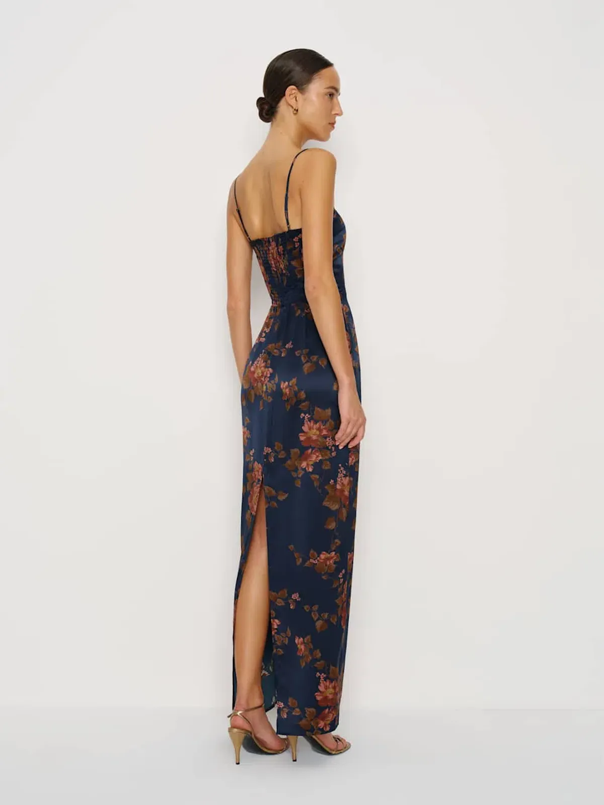 Reformation Frankie Silk Dress Size 6 - Image 2