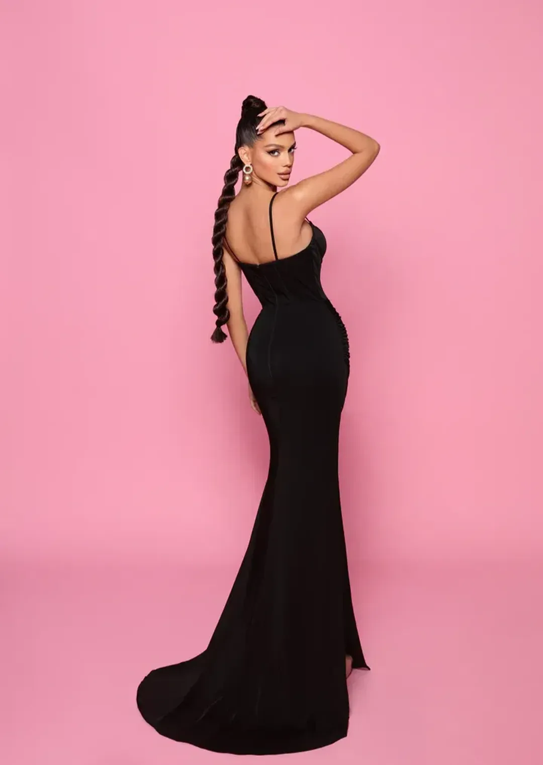 Nicoletta Solitaire Dress Black Size 10 for rent on The Volte - main image