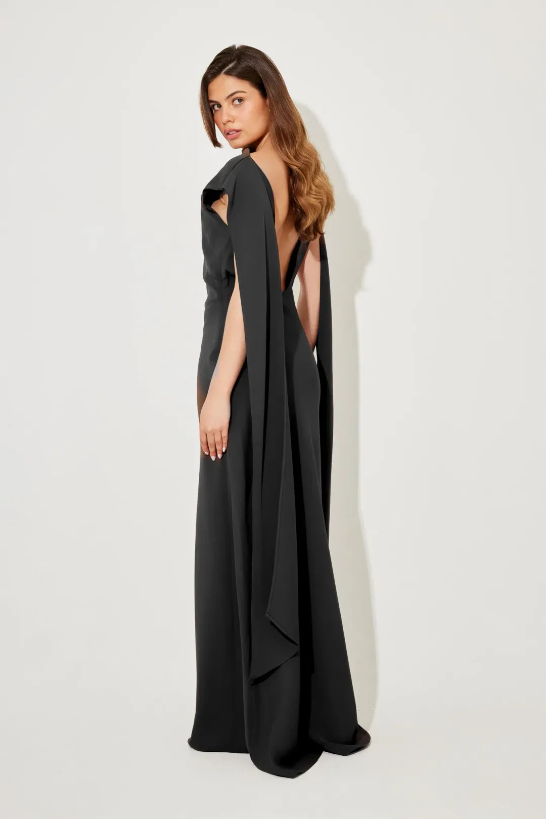 Odd Muse Drape Maxi Dress size 4 for rent on The Volte - main image