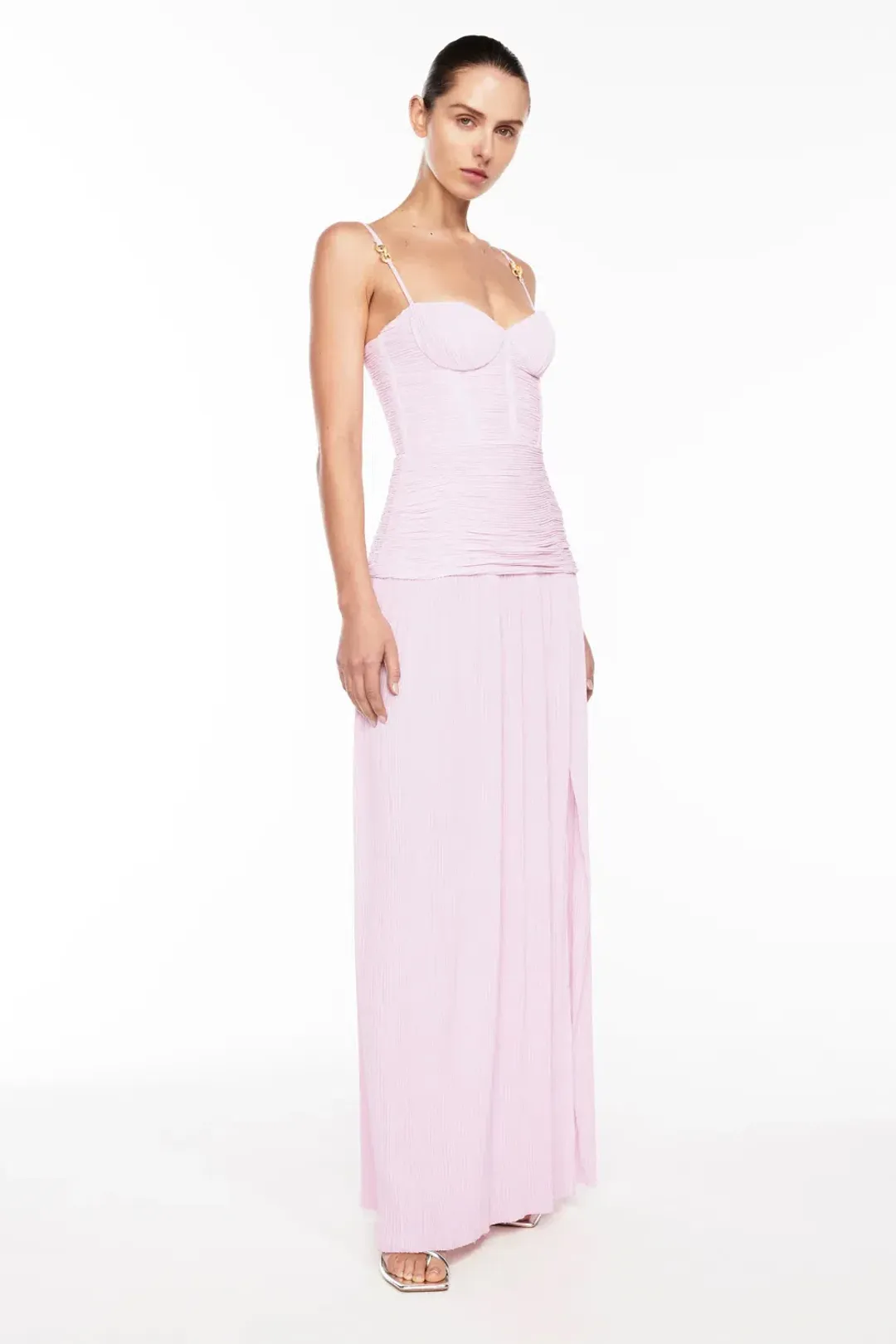 Manning Cartell Double time pleat pink / Size 12 for rent on The Volte - main image