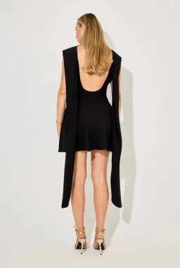 Odd Muse Drape Mini Dress size 6 for rent on The Volte - image 4
