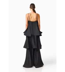 Elliatt Tilly Tiered Maxi Dress Black Size AU12 for rent on The Volte - image 3