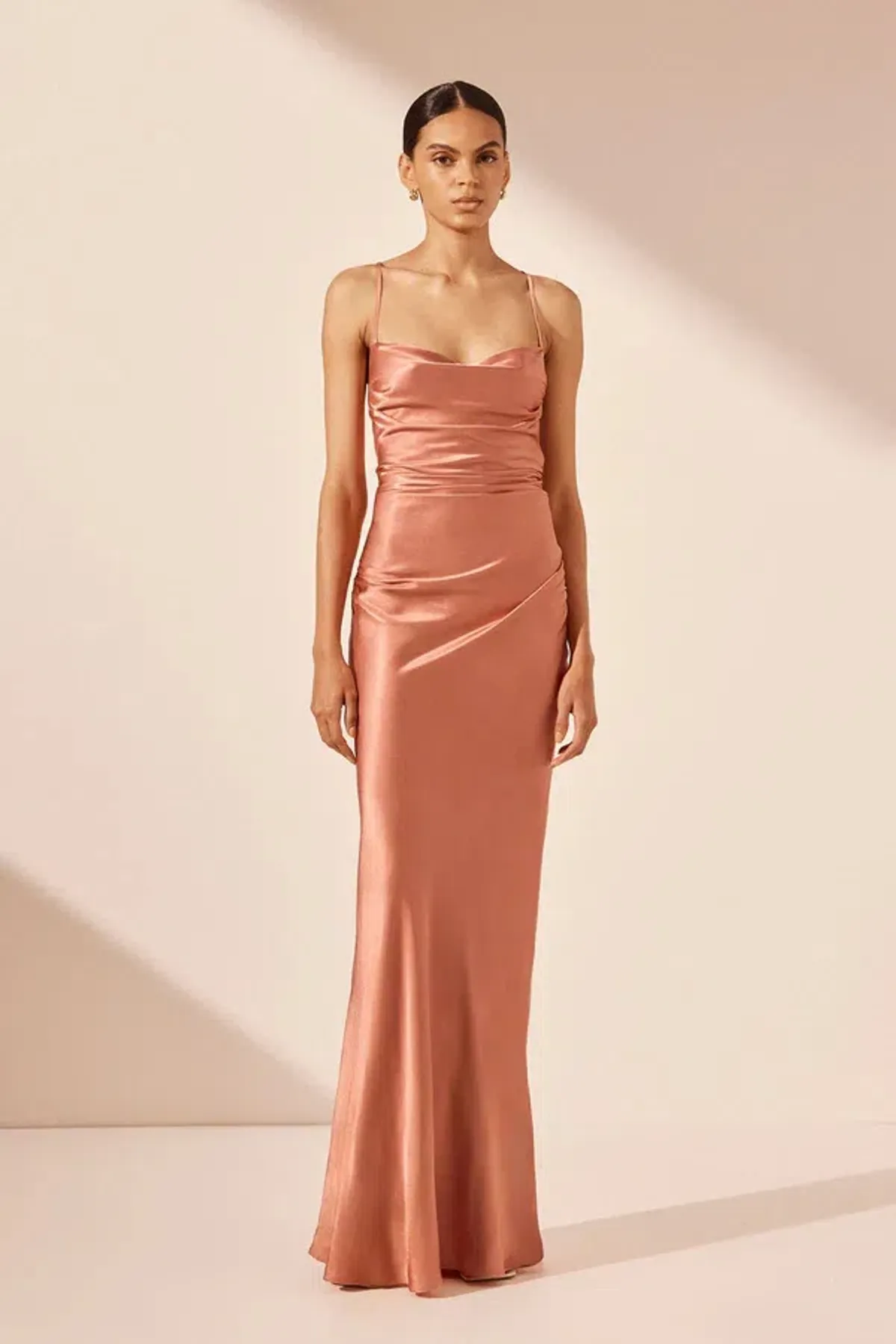 Shona Joy La Lune Lace Back Maxi Dress for rent on The Volte - main image