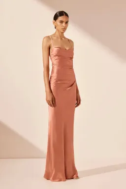 Shona Joy La Lune Lace Back Maxi Dress for rent on The Volte - image 2