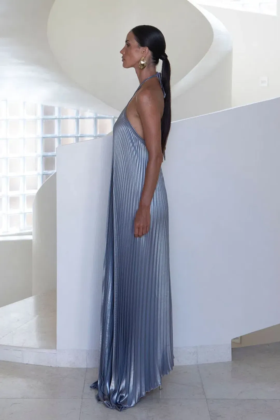 Lidee Deese Gown Size 12 Liquid Shimme for rent on The Volte - main image