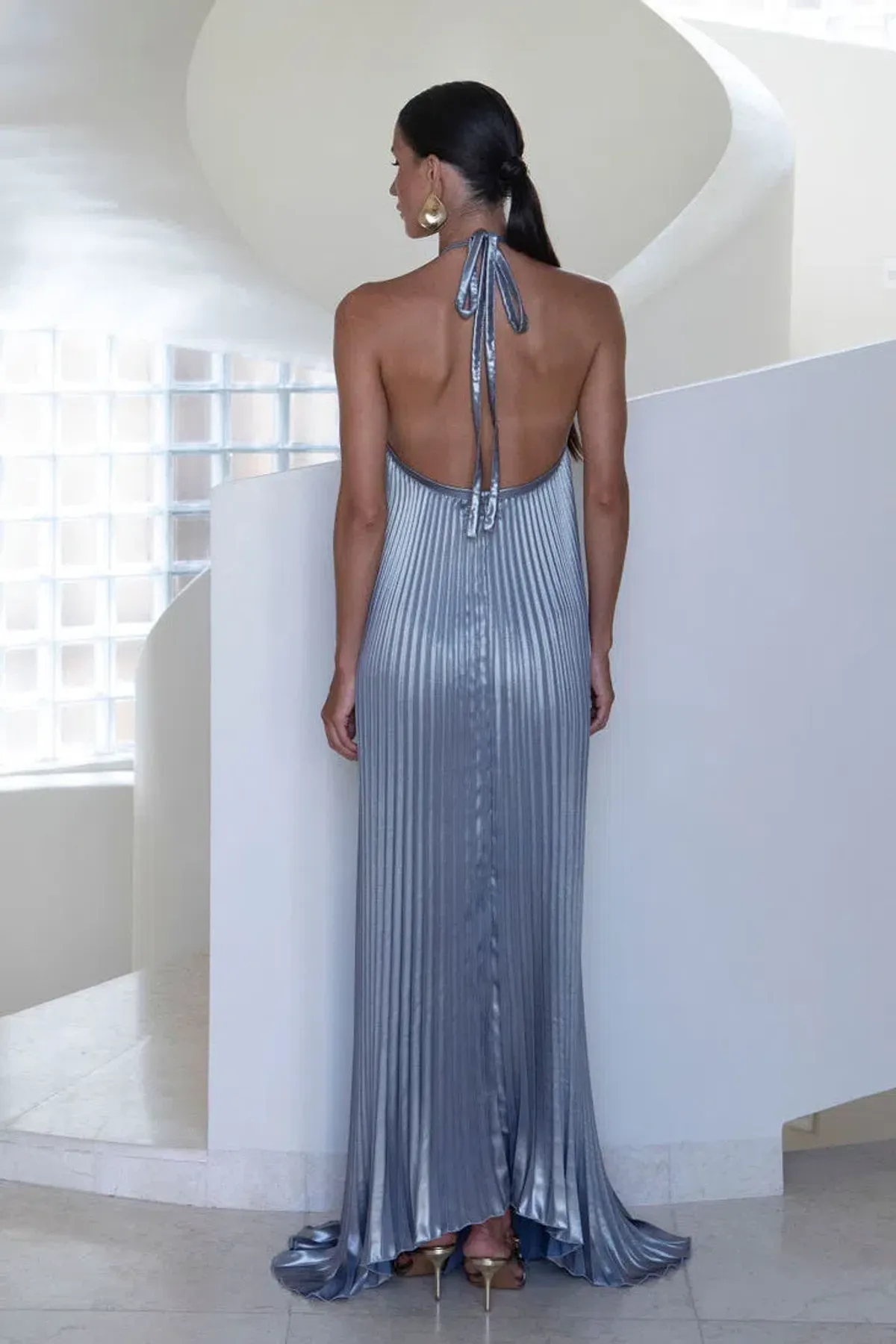 Lidee Deese Gown Size 12 Liquid Shimme - Image 5