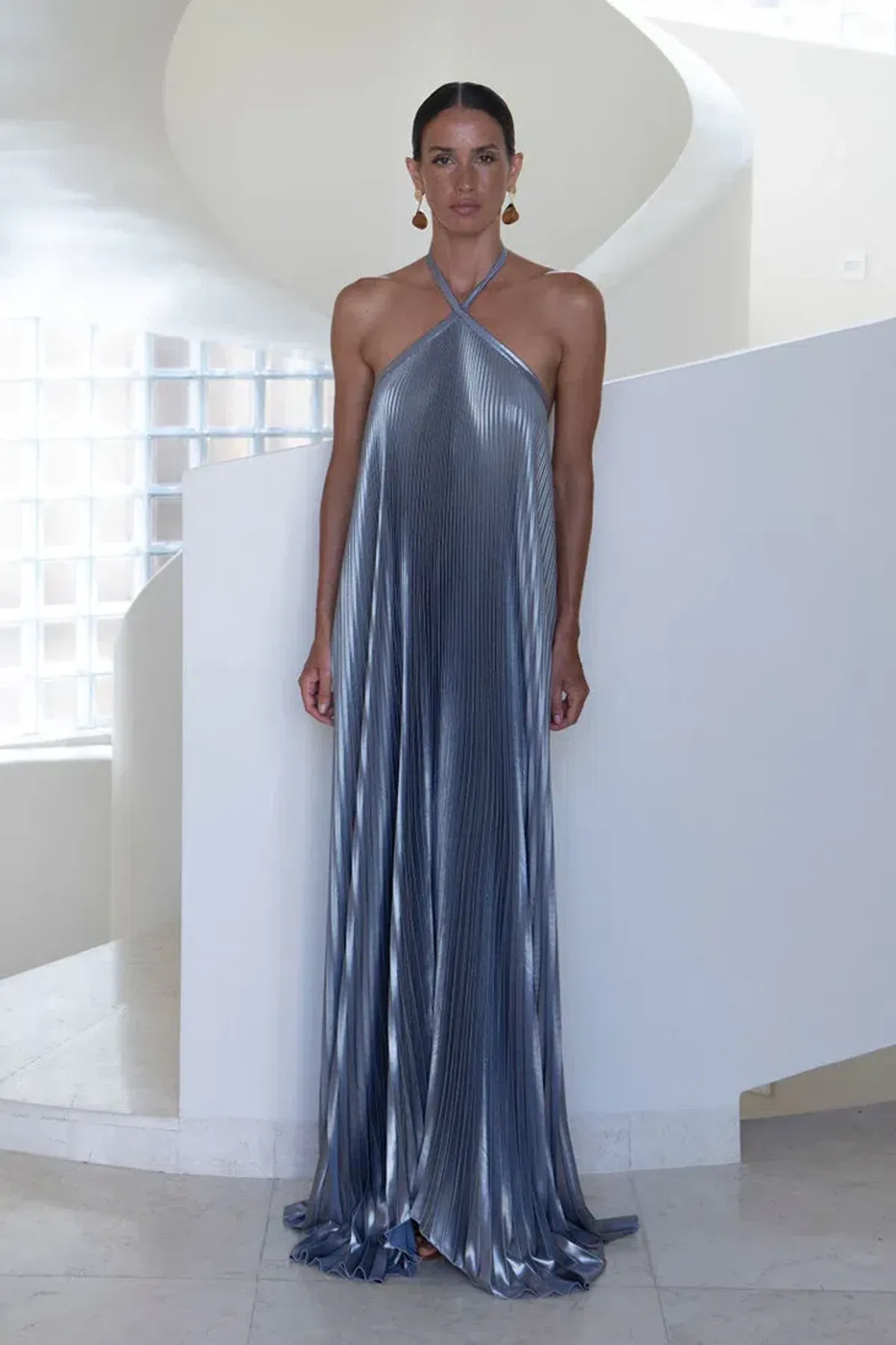Lidee Deese Gown Size 12 Liquid Shimme for rent on The Volte - main image