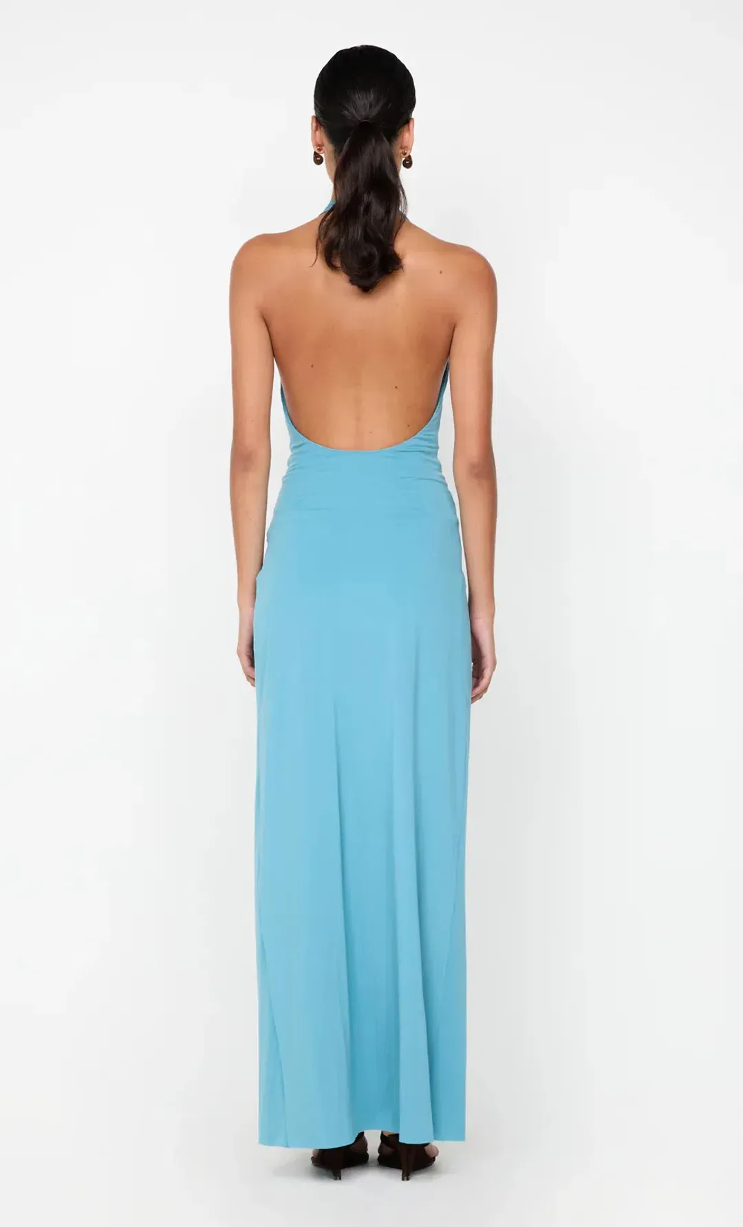 Bec & Bridge Tillie drape maxi blue / Size 6 for rent on The Volte - main image