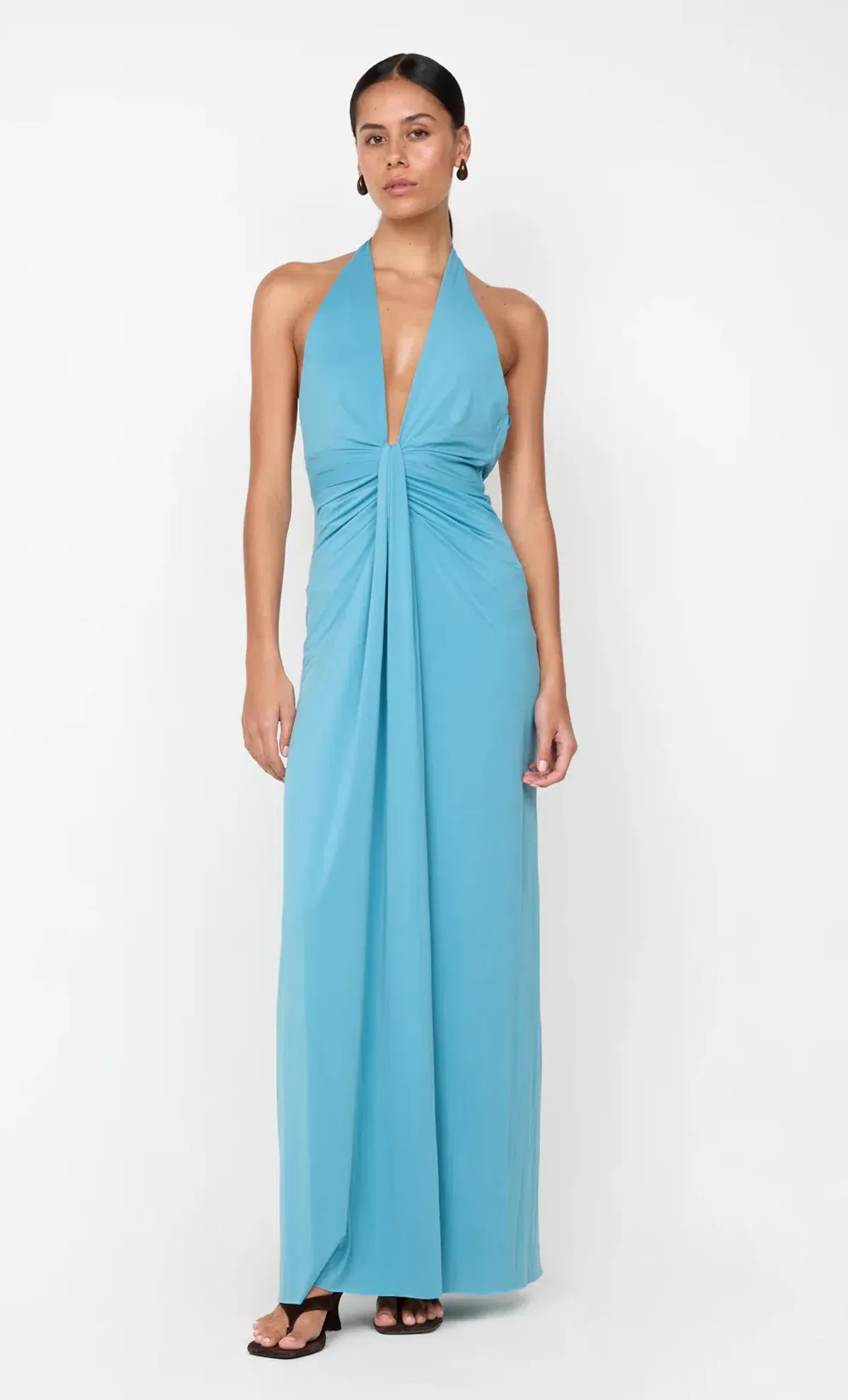 Bec & Bridge Tillie drape maxi blue / Size 6 - Image 2