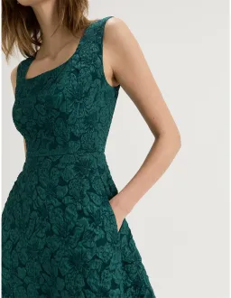 Review Azalea Midi Dress Green Size 12 for rent on The Volte - image 2