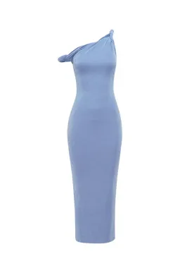Johansen - The Long Poppy Dress - Blue for rent on The Volte - image 1
