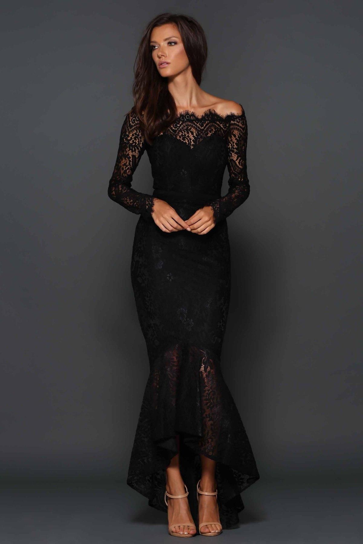 Elle Zeitoune Marchesa Black Size 8 - Image 1