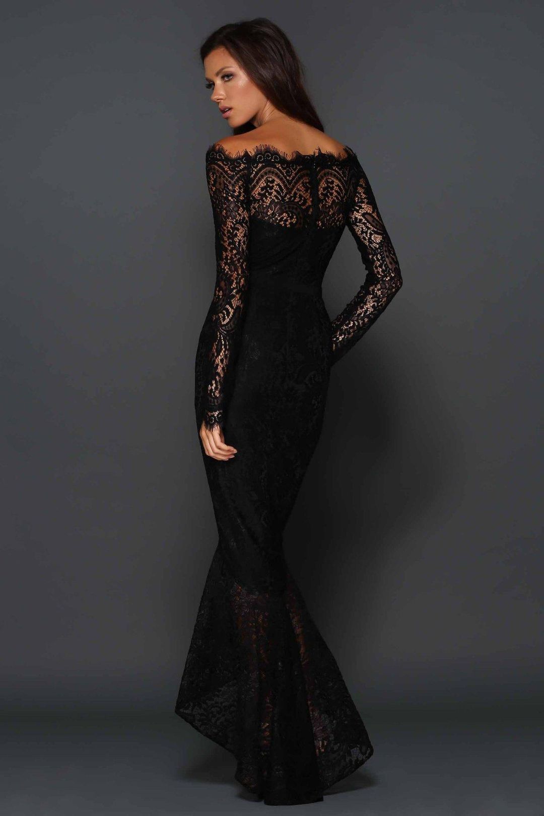 Elle Zeitoune Marchesa Black Size 8 for rent on The Volte - main image