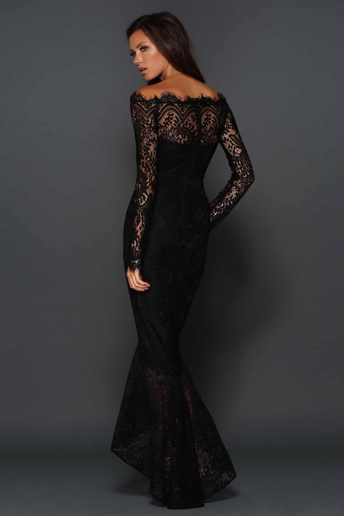 Elle Zeitoune Marchesa Black Size 8 - Image 2