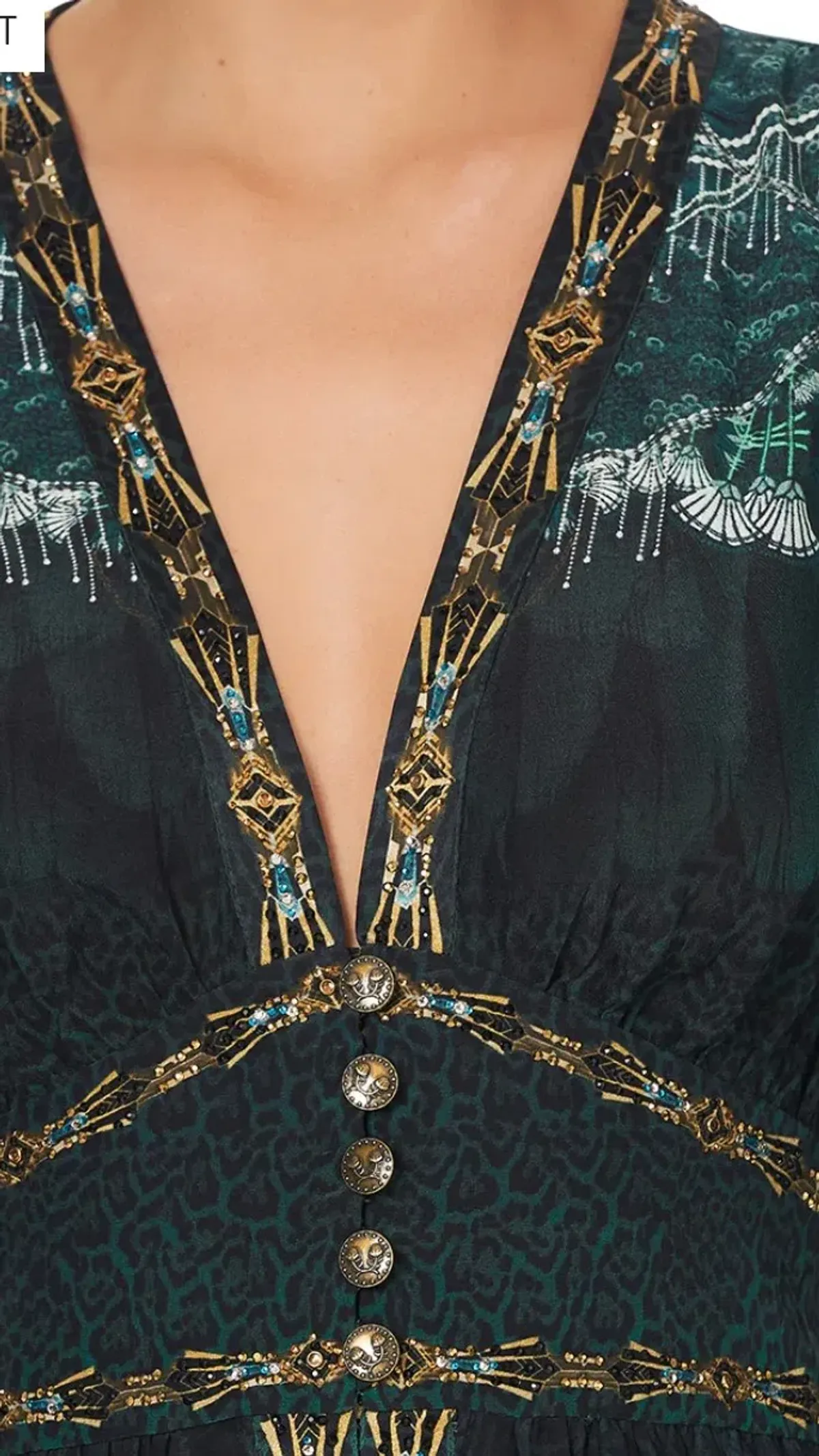 Camilla Fitzgeralds Flapper Kimono sleeve dress with shirring detail - Image 6