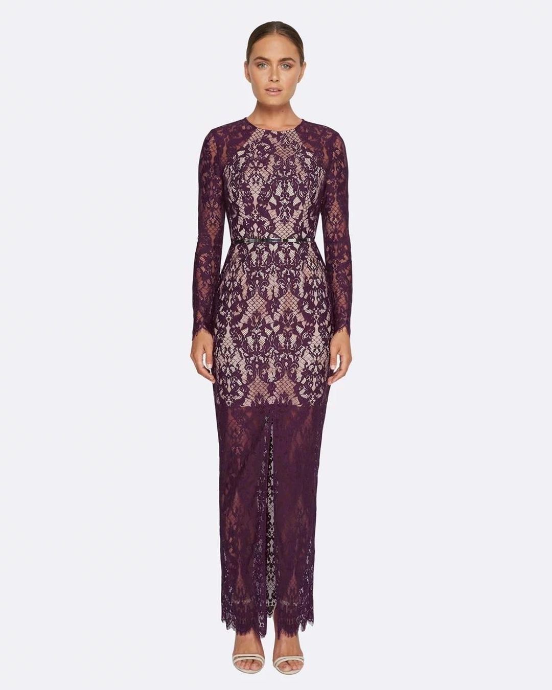 Muse by Rodeo Show Dress Burgundy Size 6 for rent on The Volte - main image