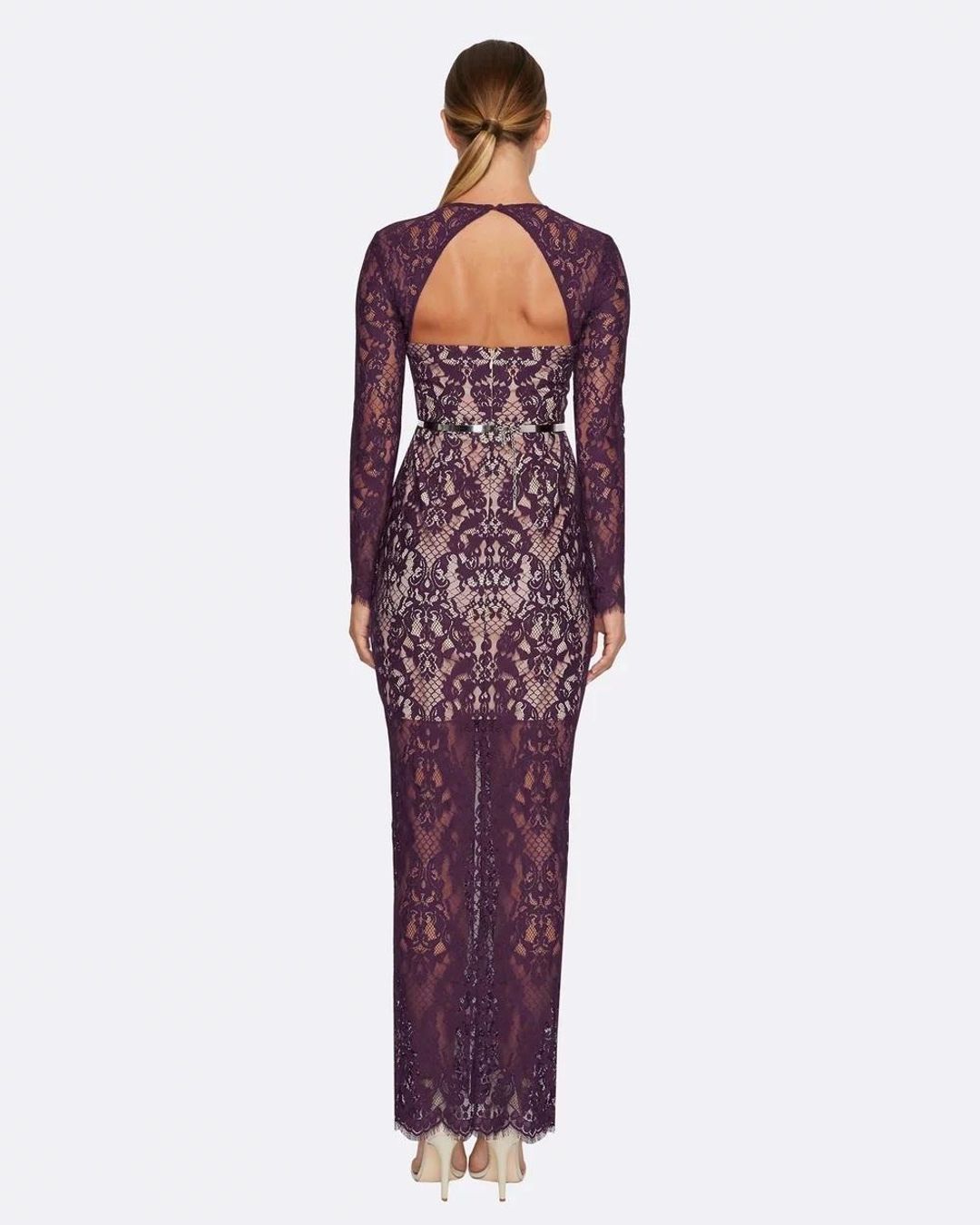 Muse by Rodeo Show Dress Burgundy Size 6 for rent on The Volte - main image