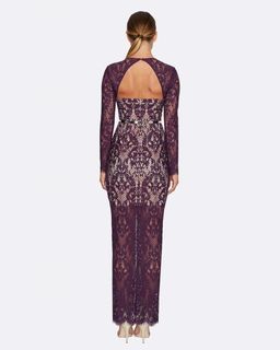 Muse by Rodeo Show Dress Burgundy Size 6 for rent on The Volte - image 3