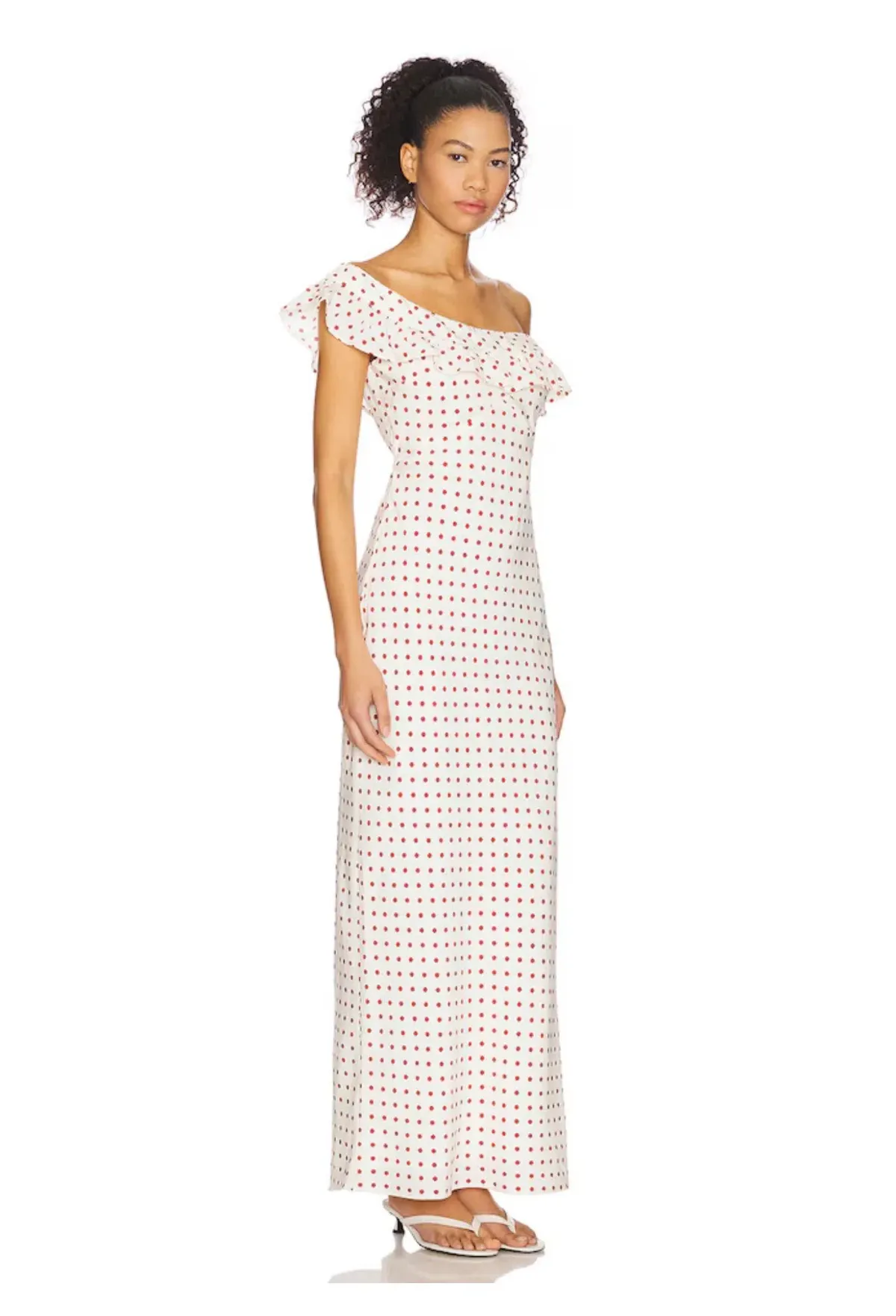 Monroe Maxi Dress in Red Dot MORE TO COME - Image 2