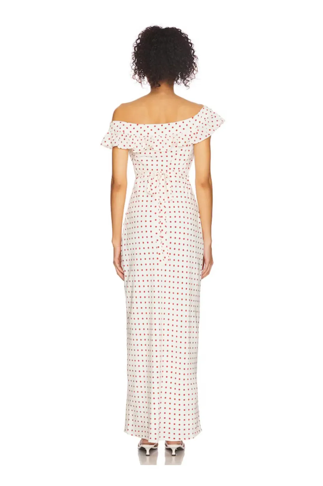 Monroe Maxi Dress in Red Dot MORE TO COME for rent on The Volte - main image