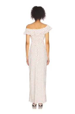 Monroe Maxi Dress in Red Dot MORE TO COME for rent on The Volte - image 3