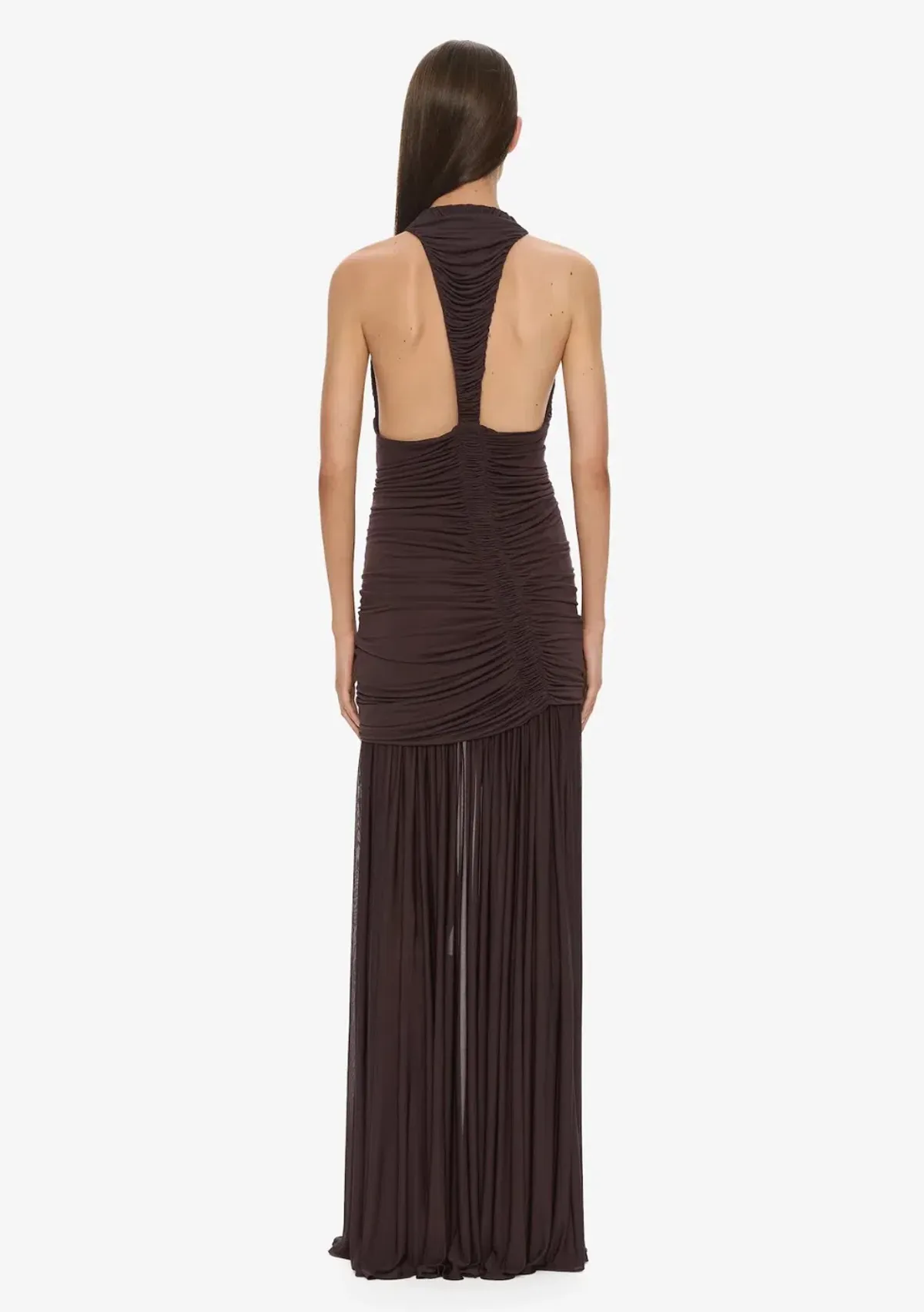 CHRISTOPHER ESBER ORION GOWN in Malbec Brown AU 6 - Image 3