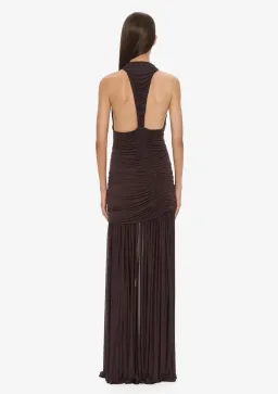 CHRISTOPHER ESBER ORION GOWN in Malbec Brown AU 6 for rent on The Volte - image 3