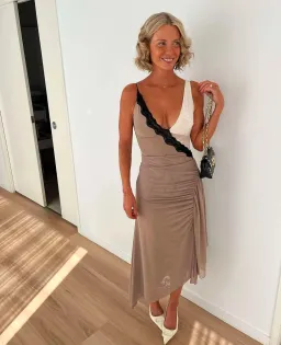 Bec + Bridge Abrielle Asym Midi Dress Size 6 for rent on The Volte - image 2