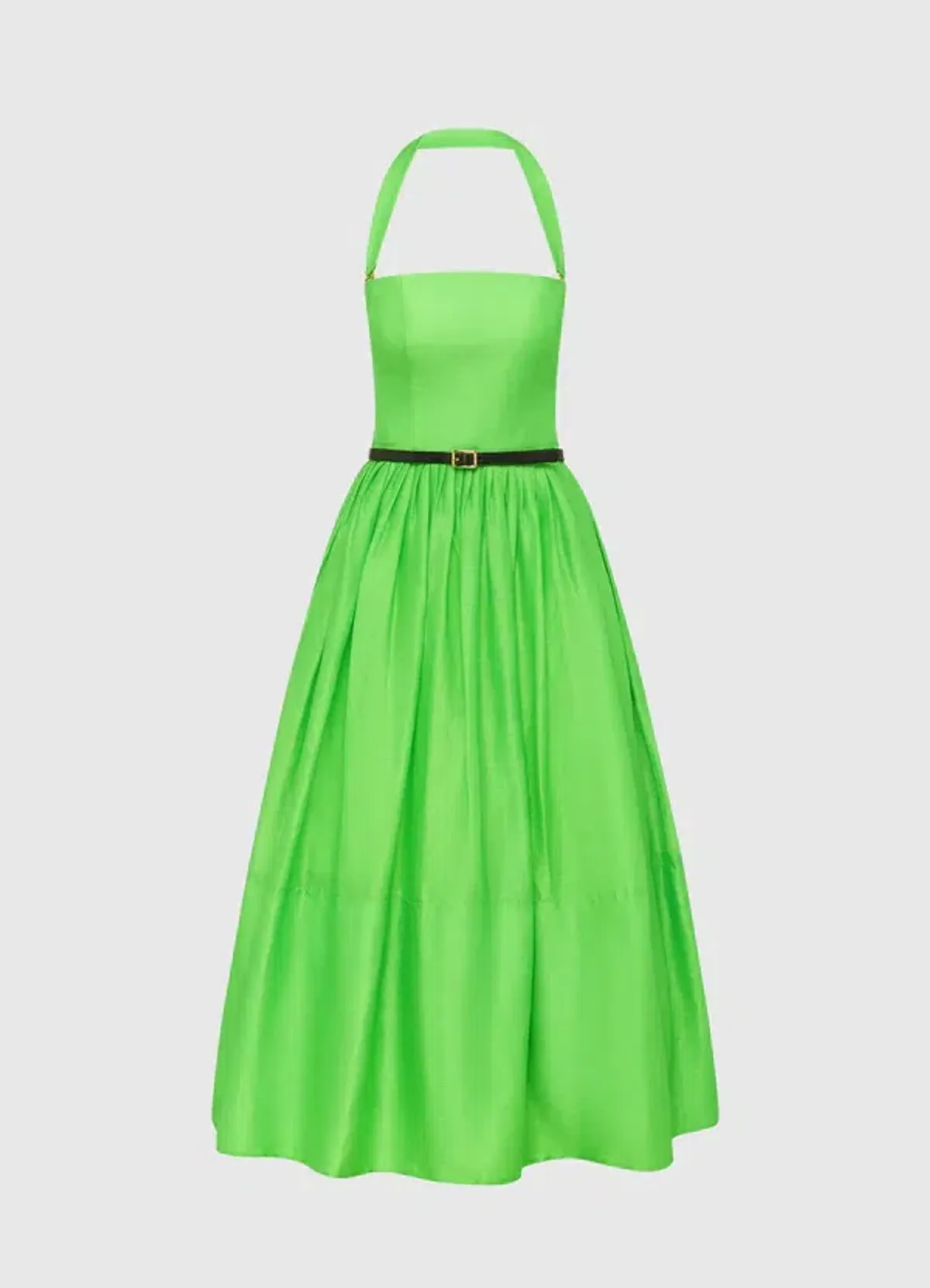 Leo Lin - Citron Midi Dress Size 10 - Image 2