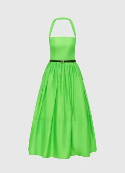 Leo Lin - Citron Midi Dress Size 10 for rent on The Volte - image 2