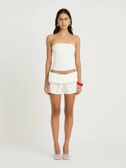 Benni Harry Folded Short & Pearl Top Set Size 8 for rent on The Volte - image 1