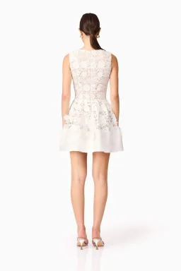 Elliatt Margot white lace mini dress sz S for rent on The Volte - image 4