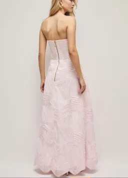 Aje Wave Gown in Pastel Pink Size 8 for rent on The Volte - image 2