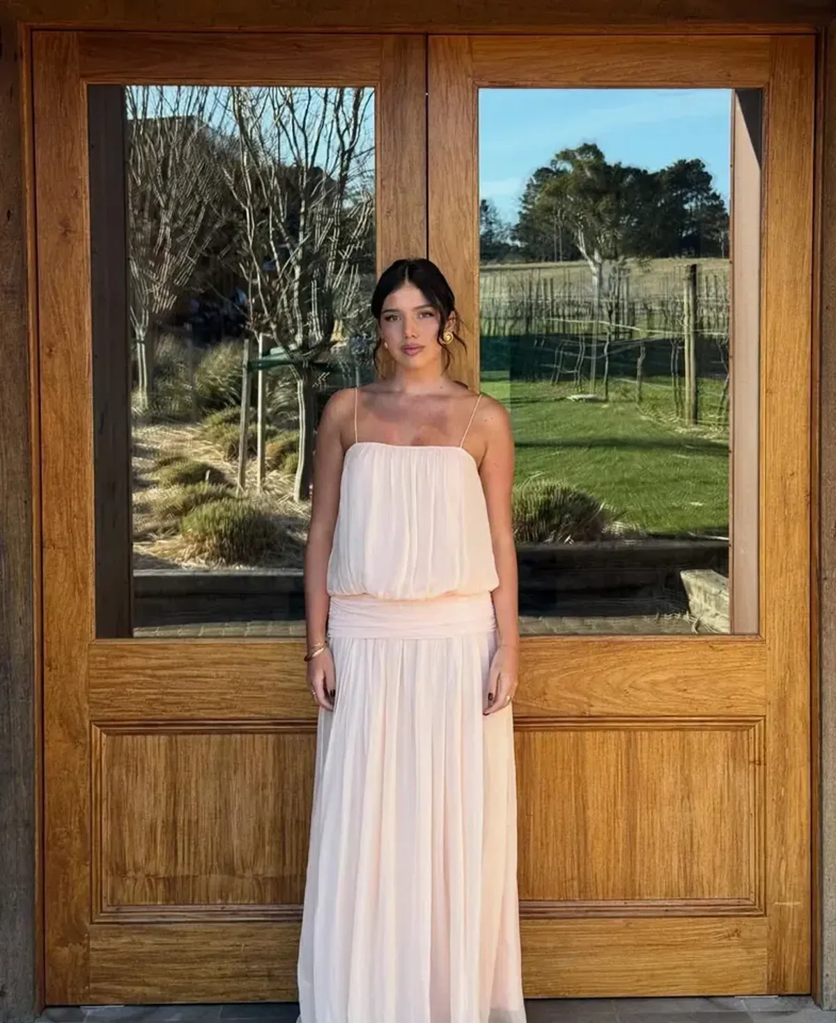 CAMILLE BLOUSON DRESS MAUVE by Bec and Bridge Size 8 - Image 1