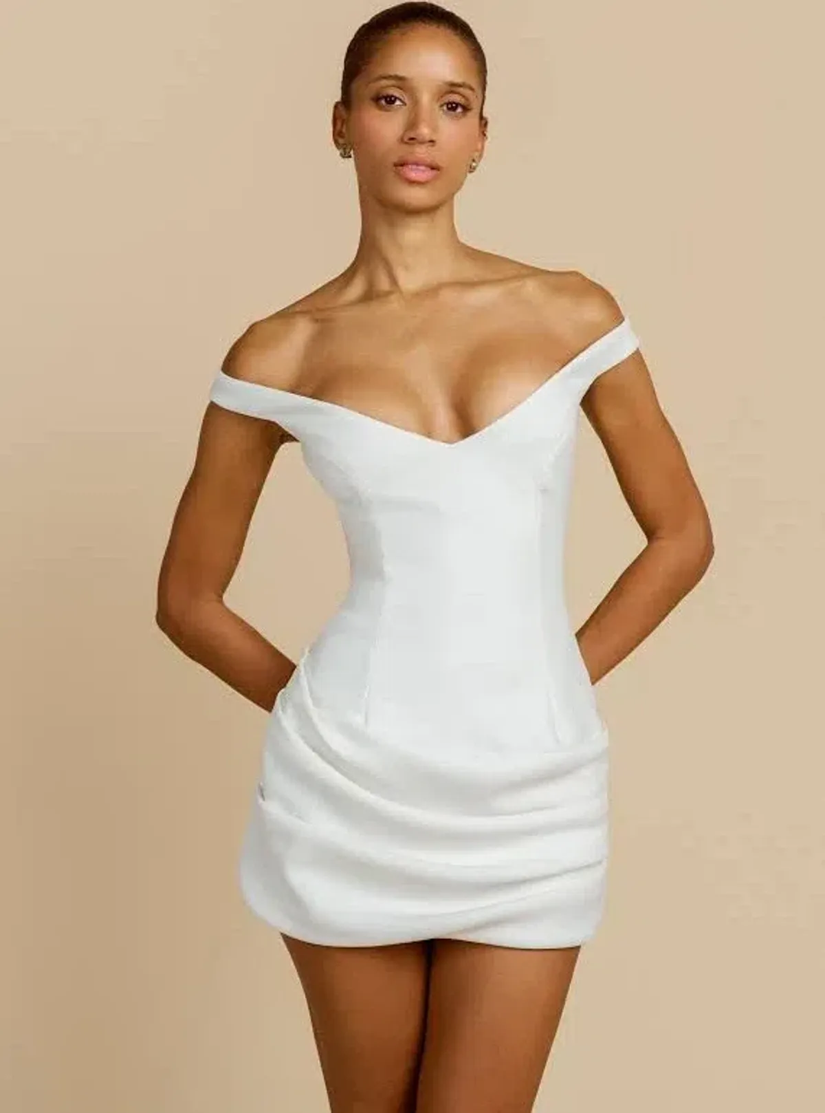Arcina Ori Avery Mini Dress Ivory Size S / AU 8 - Image 2