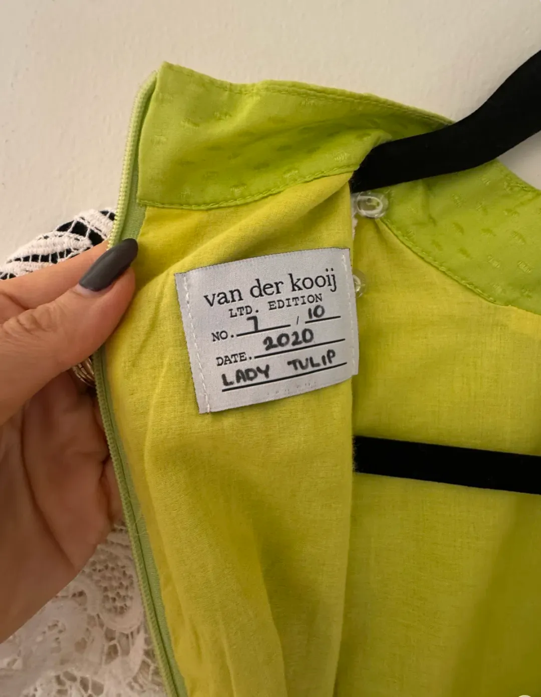 Van Der Kooij Absinthe Micro Mini Dress Size 6 for rent on The Volte - main image