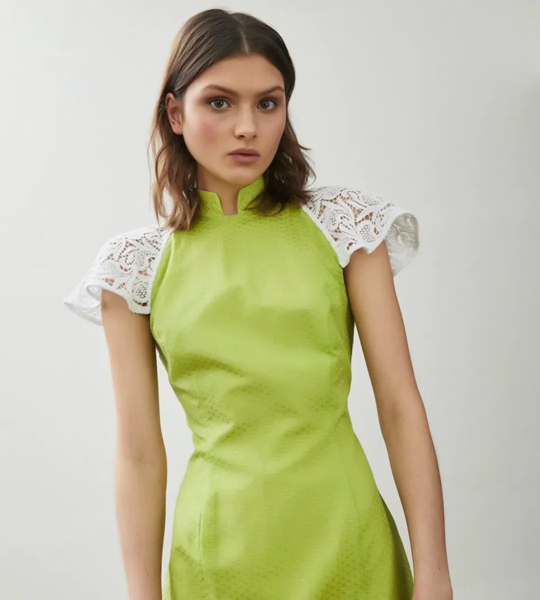 Van Der Kooij Absinthe Micro Mini Dress Size 6 for rent on The Volte - main image